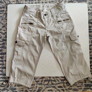 Arizona Beige Cargo Capris